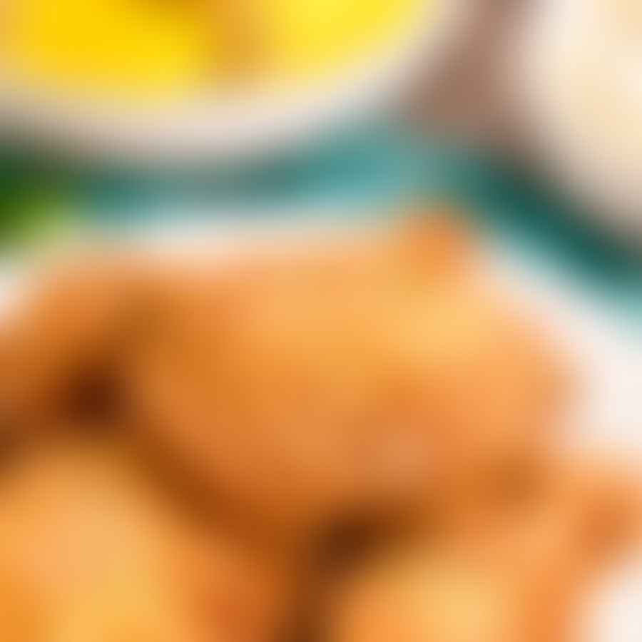 Delicious crispy fried chicken on a plate