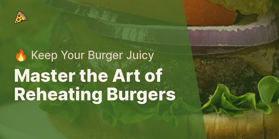 Master the Art of Reheating Burgers - 🔥 Keep Your Burger Juicy