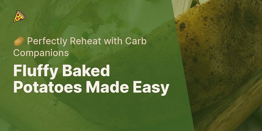 Fluffy Baked Potatoes Made Easy - 🥔 Perfectly Reheat with Carb Companions