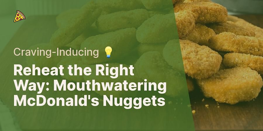 Reheat the Right Way: Mouthwatering McDonald's Nuggets - Craving-Inducing 💡